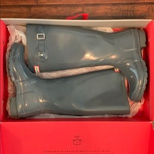 Hunter Boots Glossy Grey